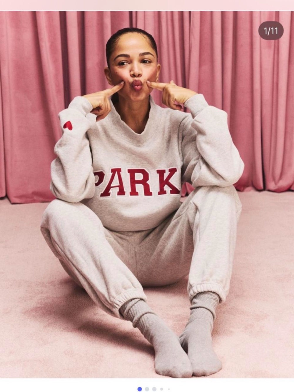 Limited edition Valentine’s Day Parke mockneck